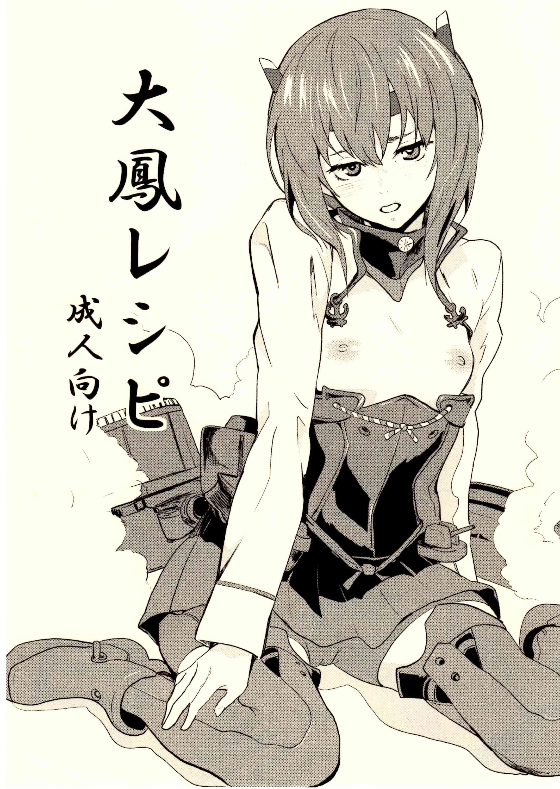 [艦これの同人誌]大鳳は男たちに輪姦されて、穴という穴を犯されてしまう！精液まみれになってダブルピースする！